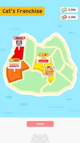 Cat diner: Franchise tycoon Screenshot 1