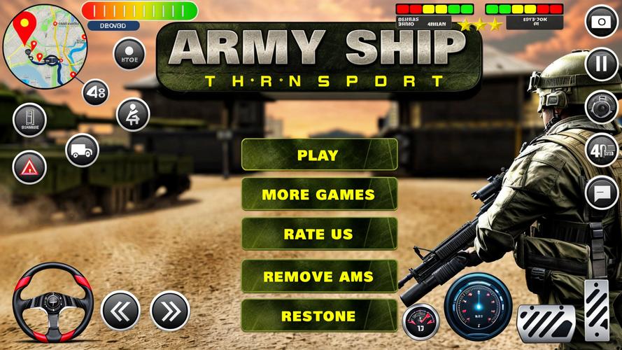 Army Transport Tank Ship Games スクリーンショット 0