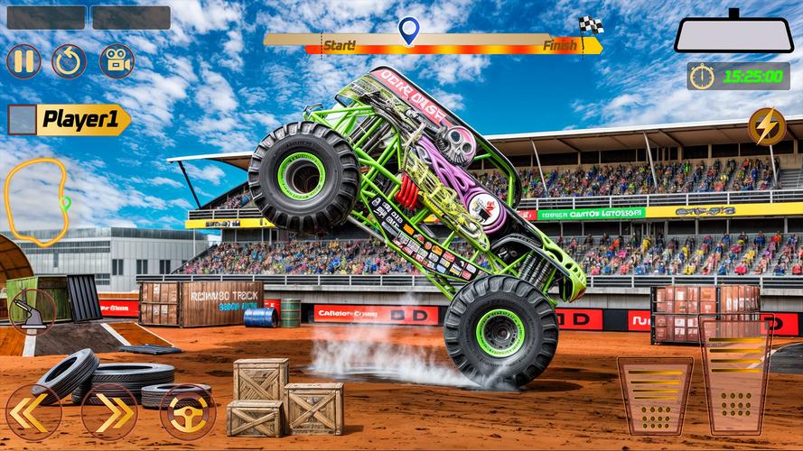 Monster Truck: Derby Games Captura de tela 1