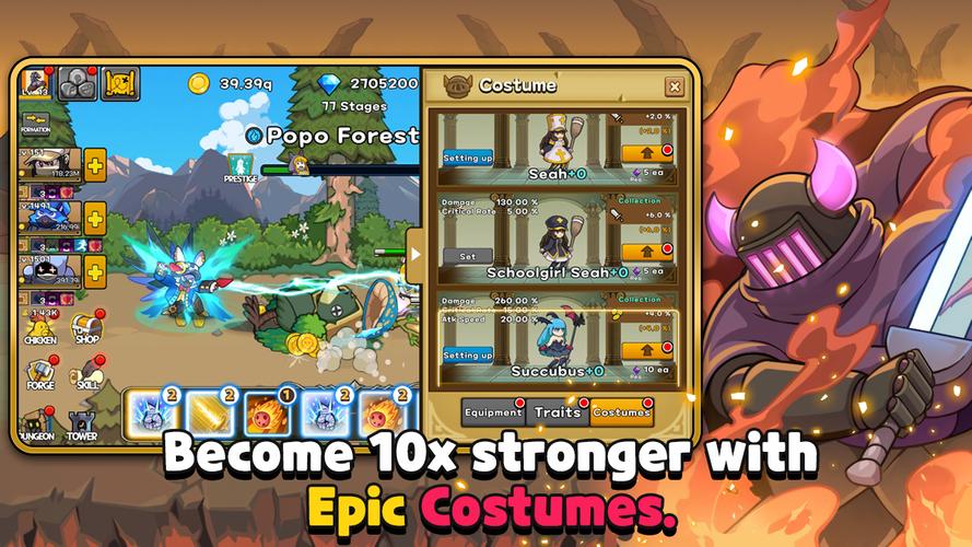 Rebirth Tales: Idle RPG スクリーンショット 3