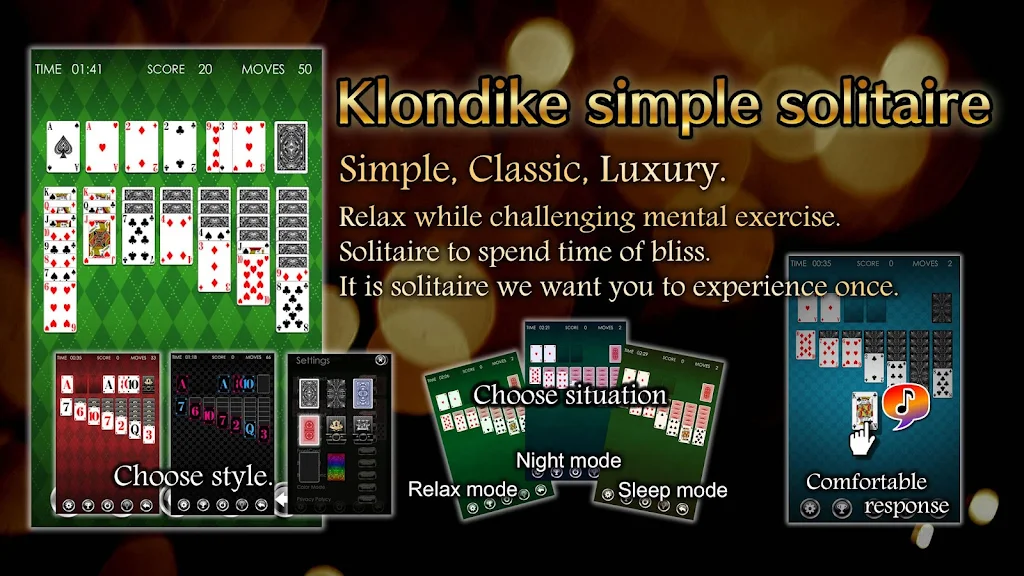 Solitaire Klondike HD ဖန်သားပြင်ဓာတ်ပုံ 0