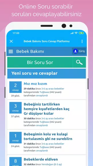 Gün Gün Bebek Bakımı, Takibi Schermafbeelding 0