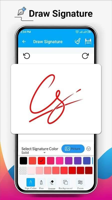 Schermata Signature Maker Pro 0