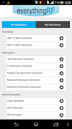 RF Calculators Schermafbeelding 0