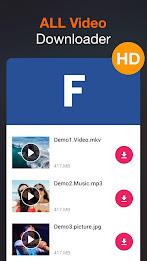 All Video Downloader - V ဖန်သားပြင်ဓာတ်ပုံ 0