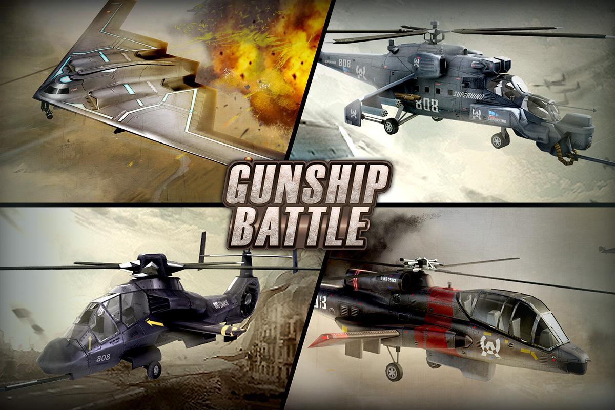 GUNSHIP BATTLE: Helicopter 3D Capture d'écran 0