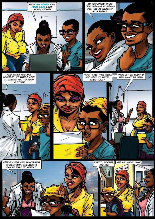 Botswana Baylor Comic Book Setswana スクリーンショット 2