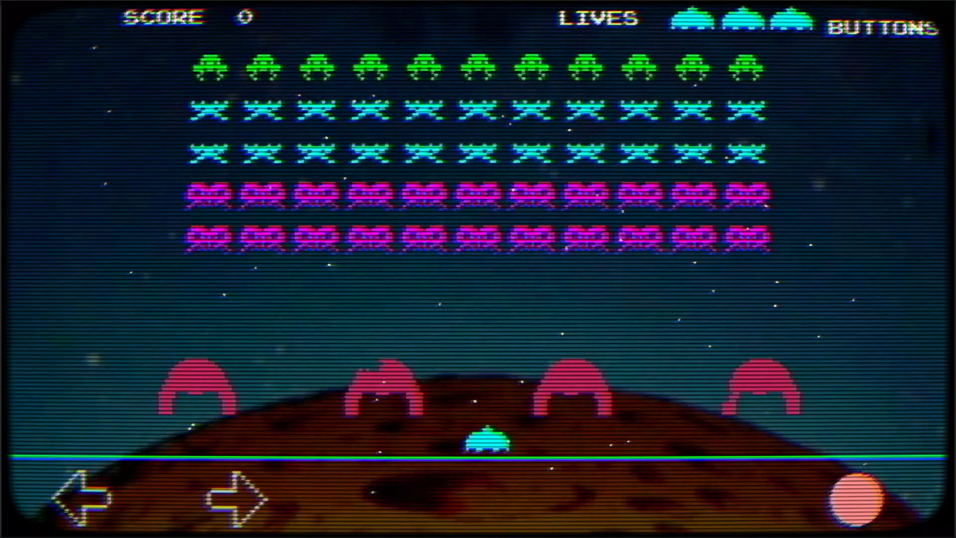 Outer Space Alien Invaders Скриншот 1