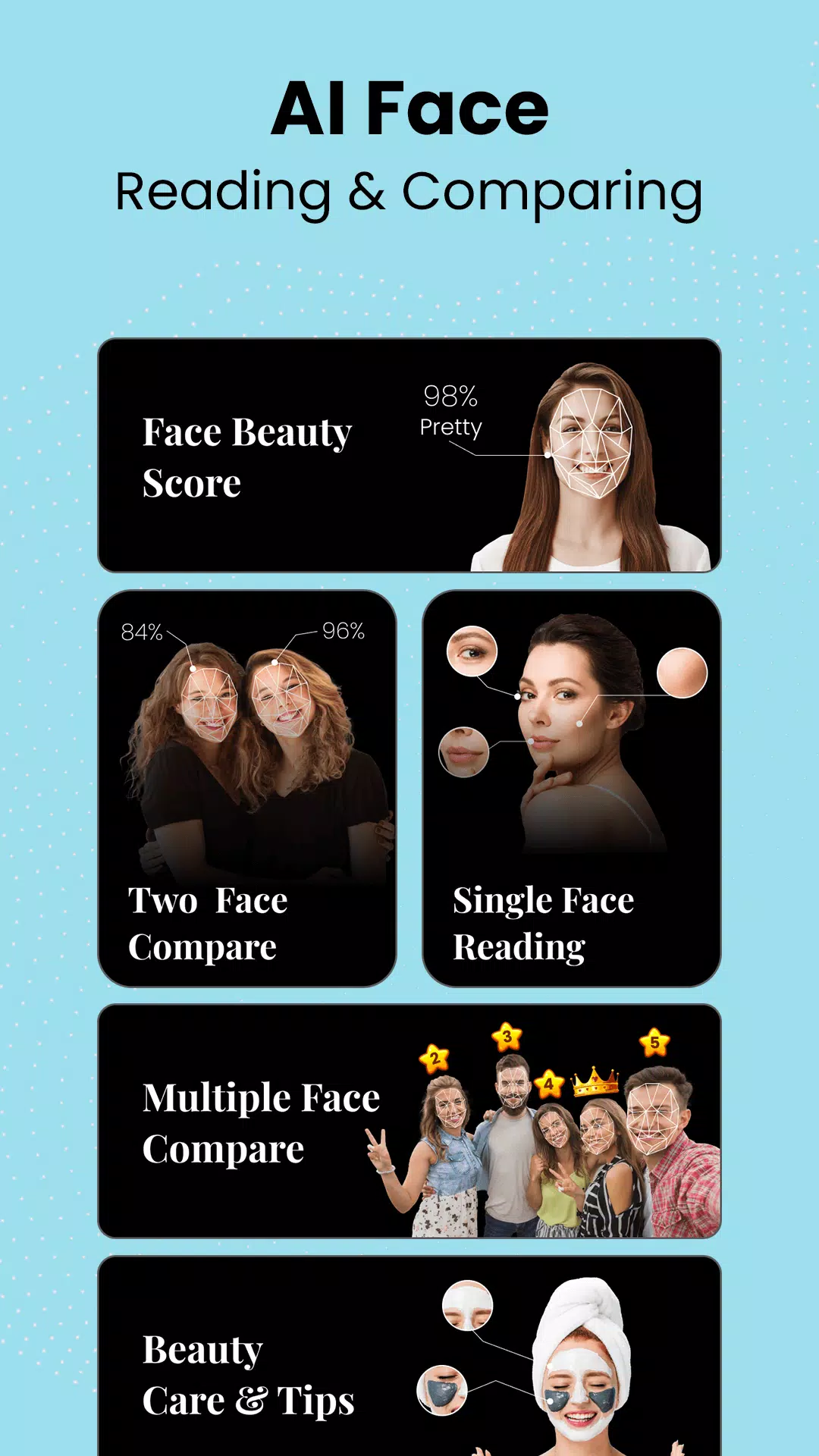 Face Beauty Score Calc & Tips Captura de tela 2