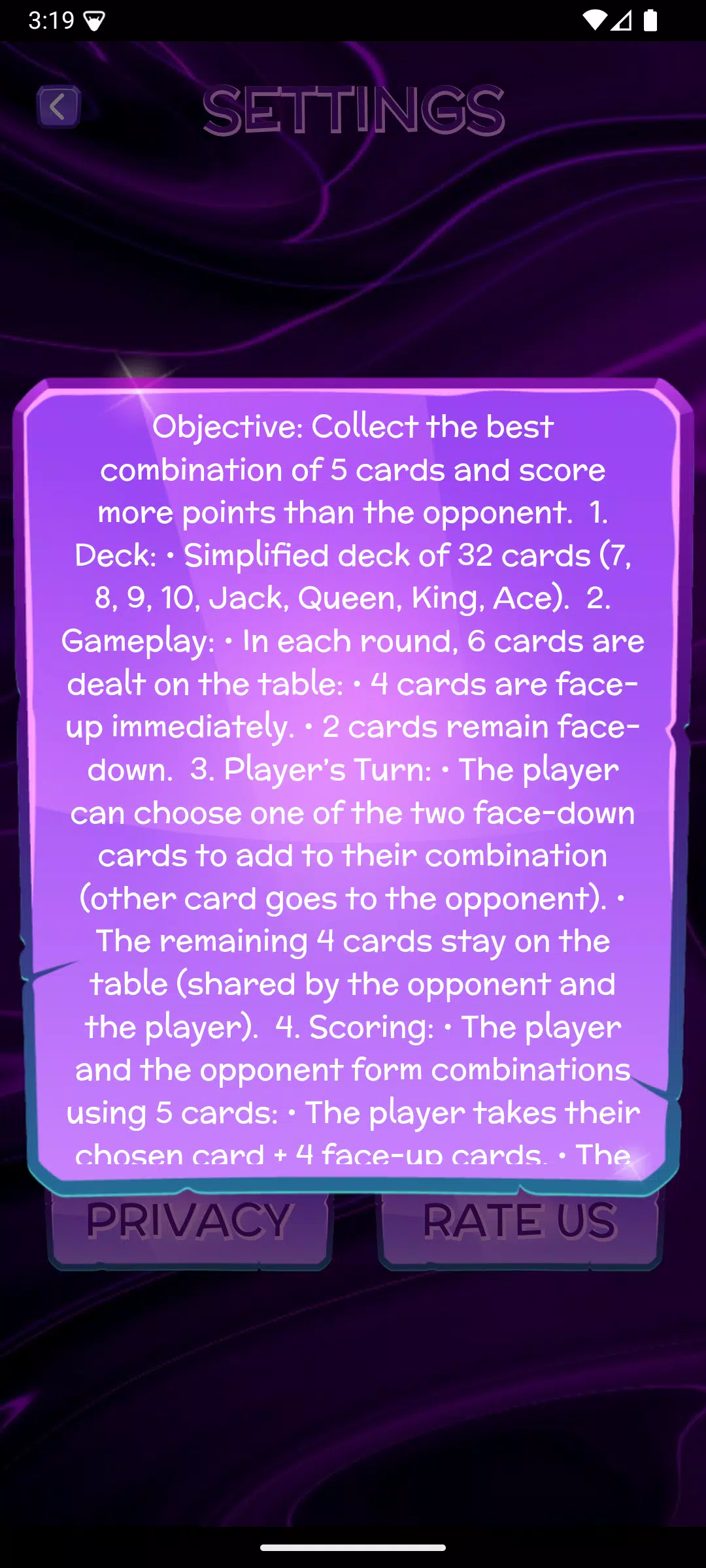 Five Card Showdown Screenshot 3