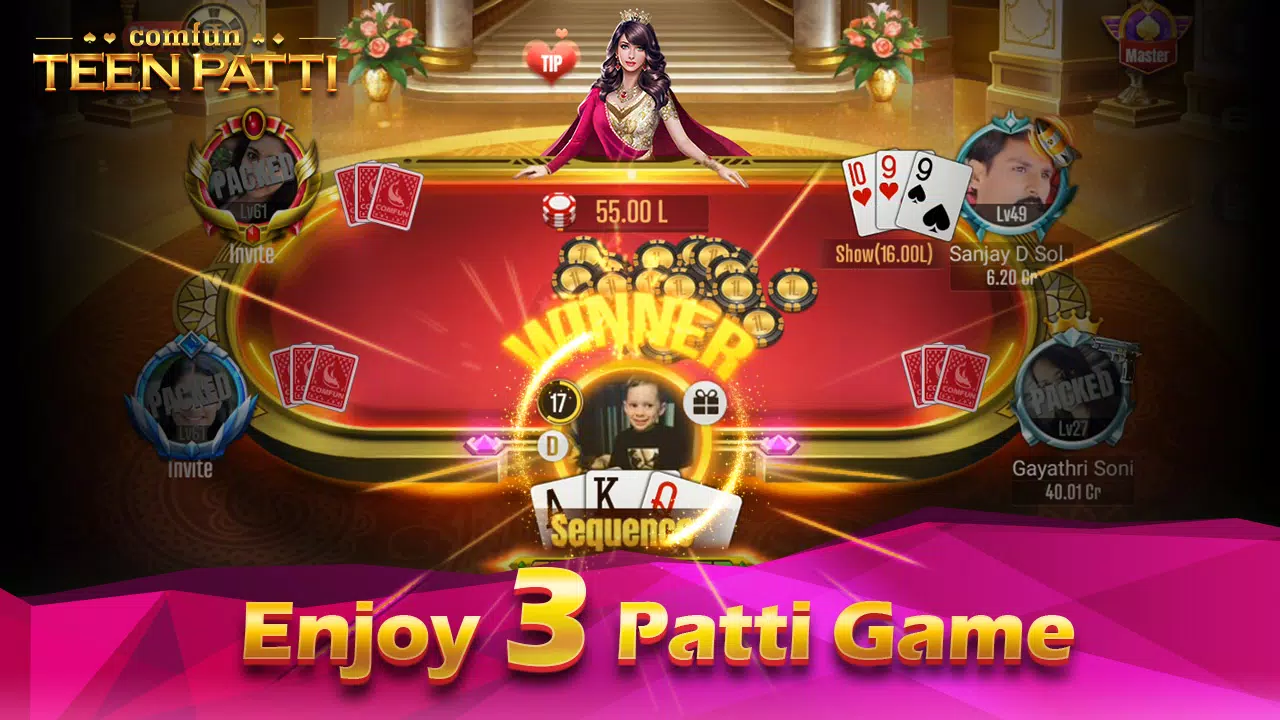 Teen Patti Comfun Card Online Schermafbeelding 3