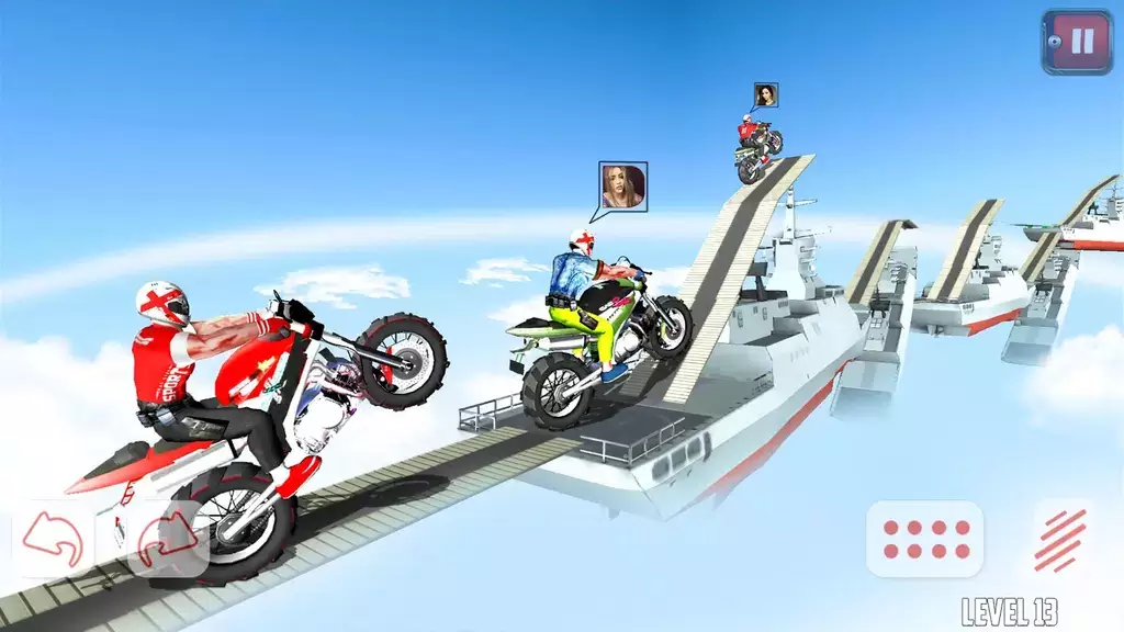 Dirt Bike Moto Real Race Game ภาพหน้าจอ 1