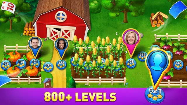 Solitaire Tripeaks: Idle Farm স্ক্রিনশট 1