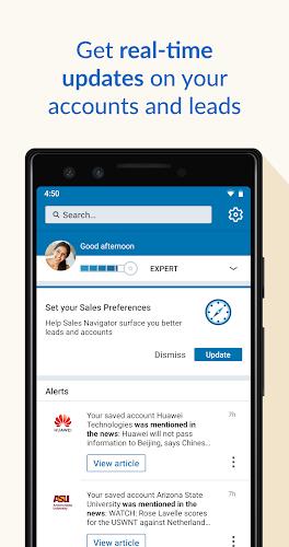 LinkedIn Sales Navigator স্ক্রিনশট 0