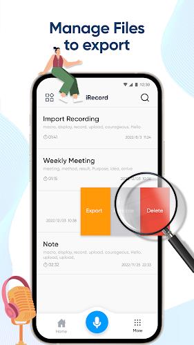 iRecord: Transcribe Voice Note Tangkapan skrin 3