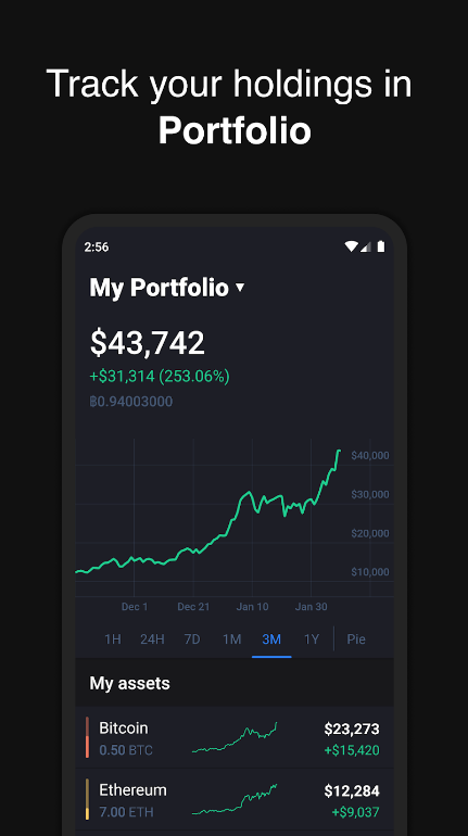 Hodler – Crypto Portfolio スクリーンショット 2