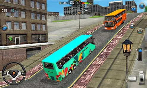 Offroad School Bus Drive Games Capture d'écran 2