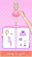 DIY Paper Doll: Dress Up Diary Capture d'écran 1