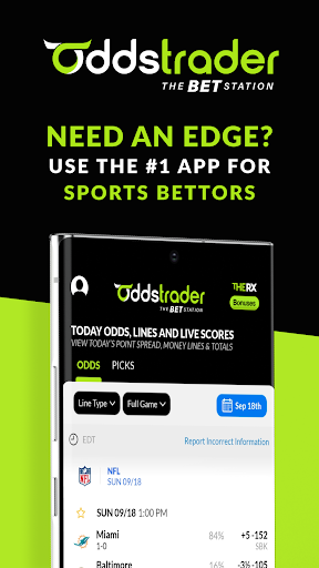 OddsTrader: Sports Betting ဖန်သားပြင်ဓာတ်ပုံ 0