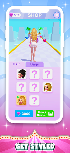 DressUp Run! Mod Captura de pantalla 0
