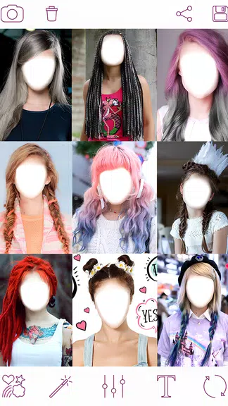 Girls Hairstyles Tangkapan skrin 3