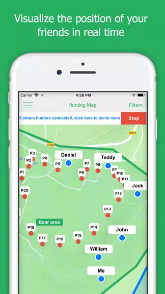 Hunting Map, the GPS for hunters Schermafbeelding 1