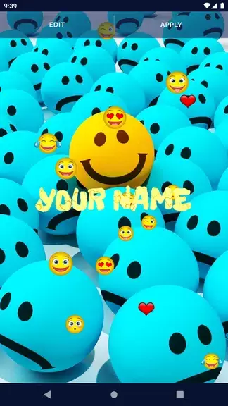 Cute Emoji Live Wallpaper Ảnh chụp màn hình 1