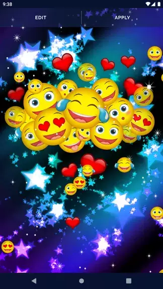 Schermata Cute Emoji Live Wallpaper 3