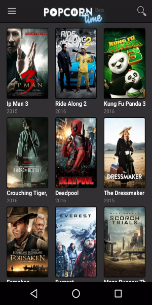 Popcorn time スクリーンショット 1