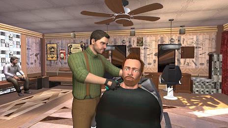 Barber Shop-Hair Cutting Game Tangkapan skrin 0