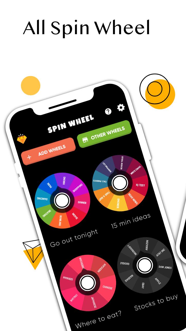 Spin The Wheel Decision Picker Captura de pantalla 1