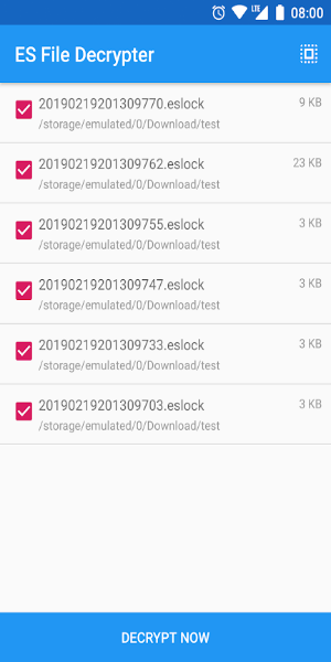 ES File Decrypter スクリーンショット 1