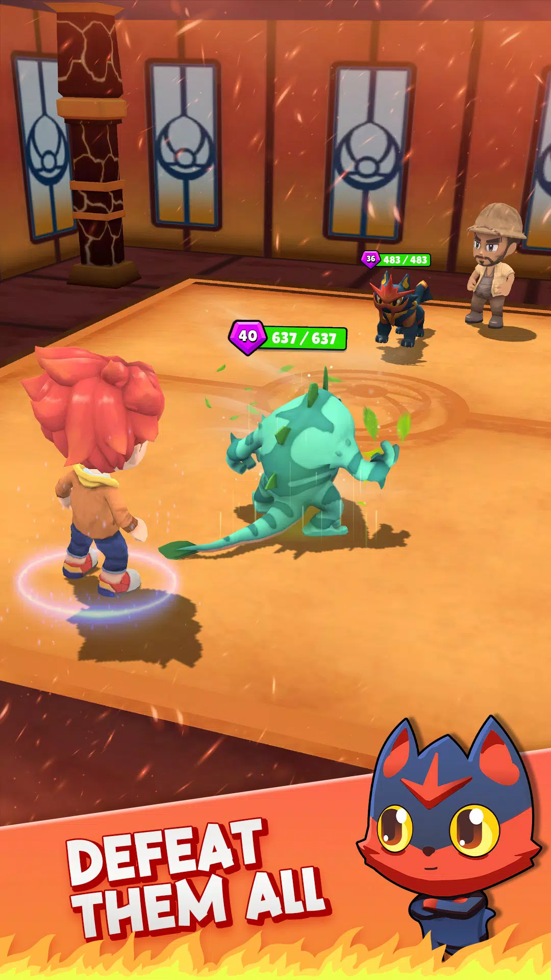 Negamon Lite: Monster Battle ภาพหน้าจอ 3