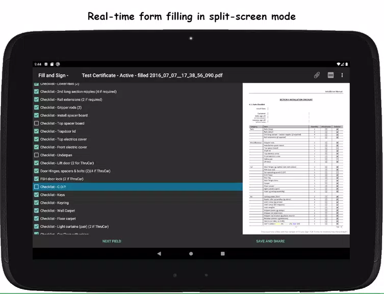 Fill and Sign PDF Forms ภาพหน้าจอ 2