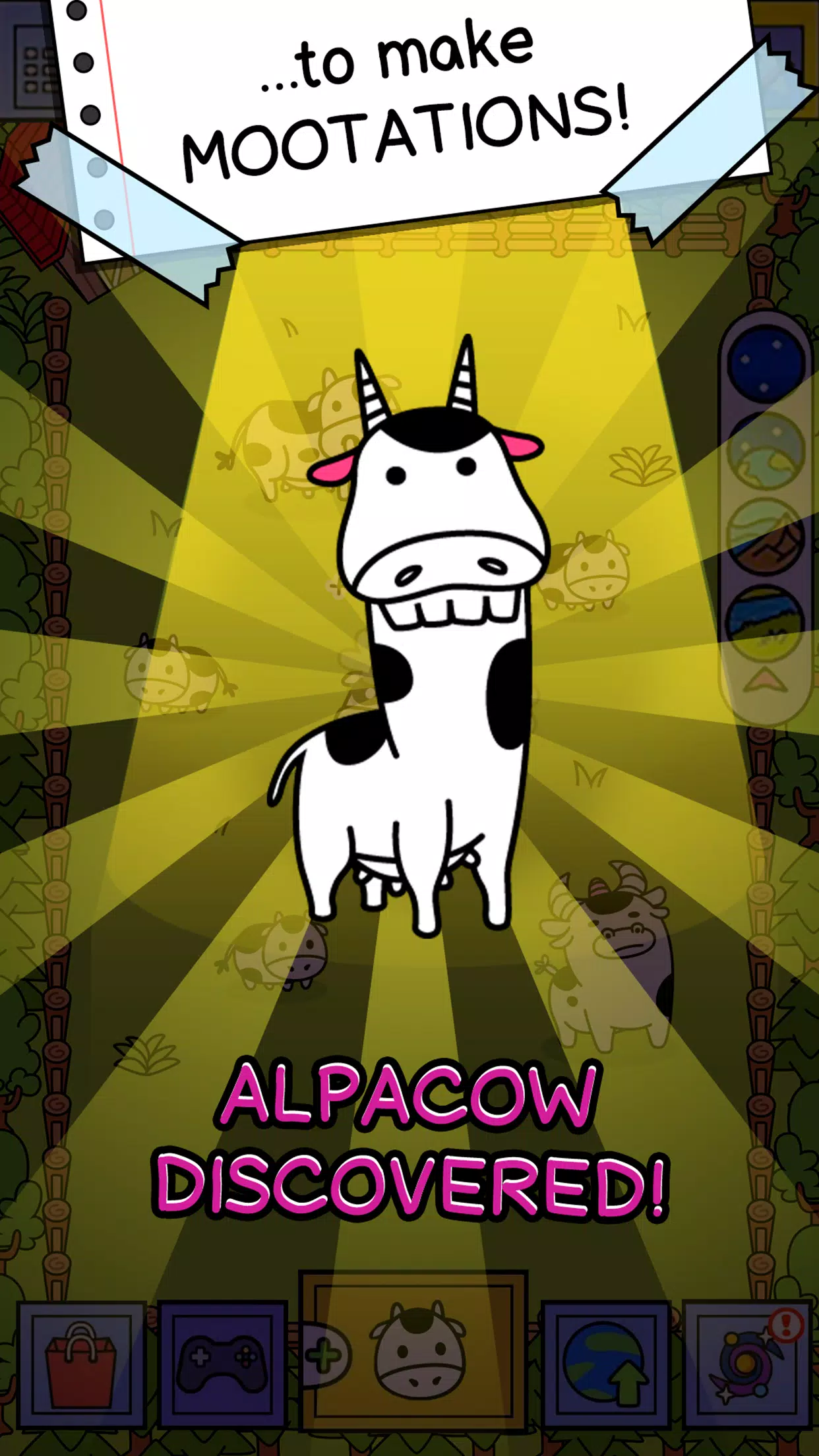 Cow Evolution: Juego de Vacas Screenshot 1