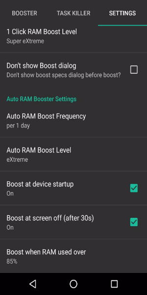 RAM Booster eXtreme Speed Capture d'écran 2