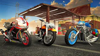 Racing In Moto: Traffic Race Скриншот 2