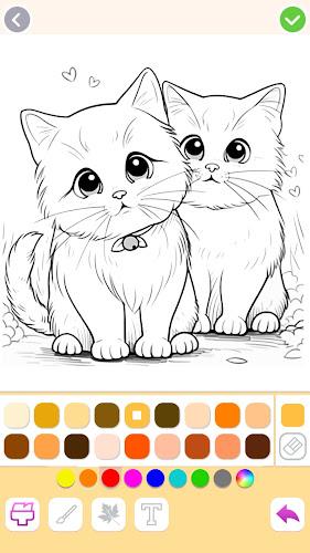 Animal coloring pages games Schermafbeelding 1