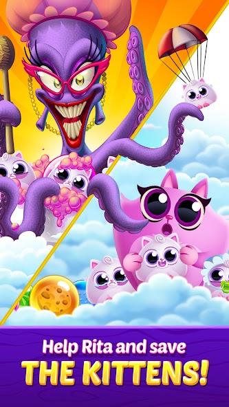 Cookie Cats Pop - Bubble Pop Mod ဖန်သားပြင်ဓာတ်ပုံ 1