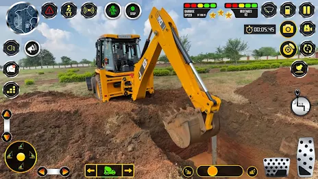 Snow Excavator Construction 3D ဖန်သားပြင်ဓာတ်ပုံ 0