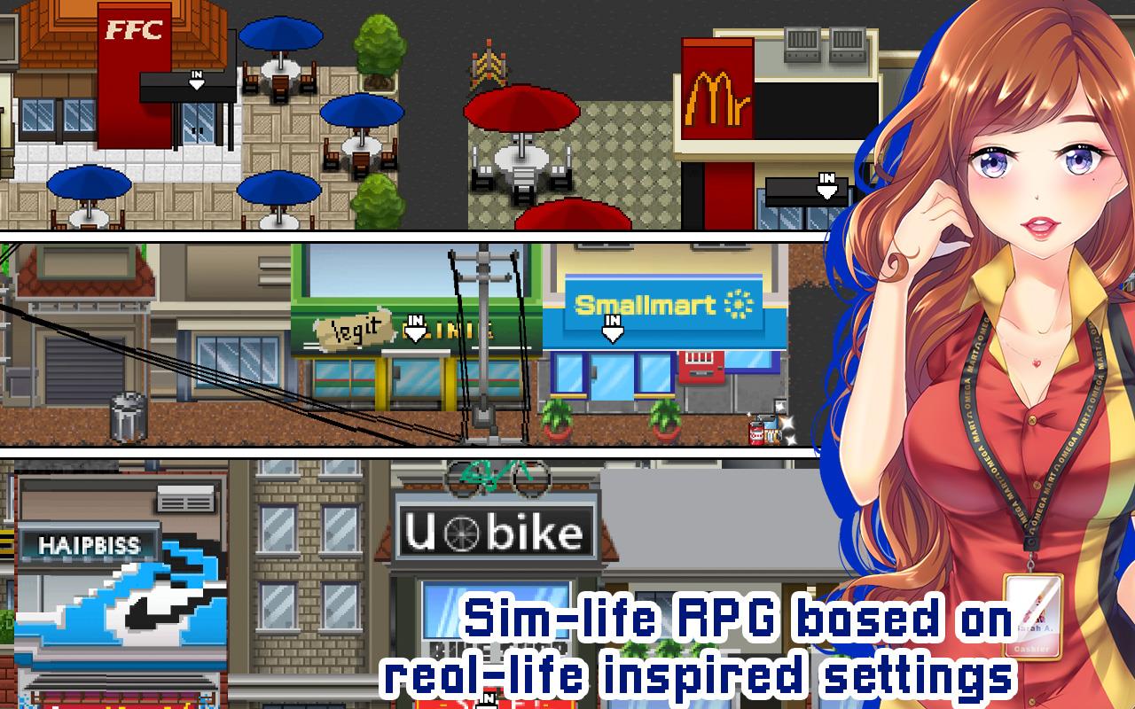 Citampi Stories: Love Life RPG Captura de pantalla 0