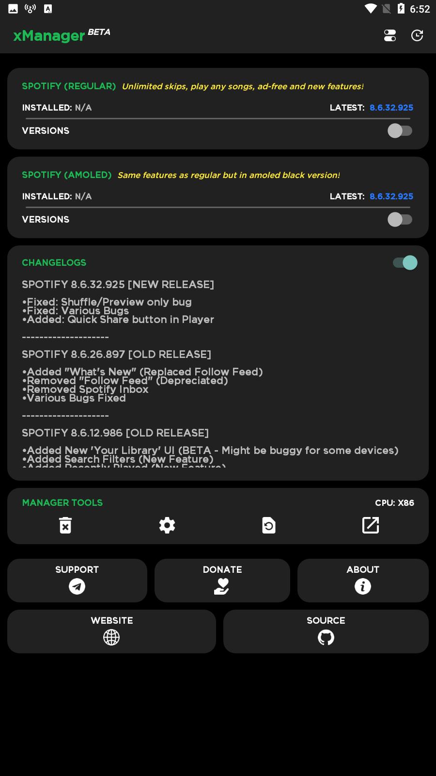 xManager For Spotify Ảnh chụp màn hình 3