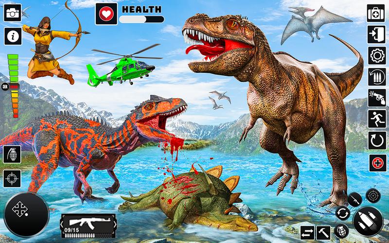 Dino Hunter 3D Hunting Games स्क्रीनशॉट 2