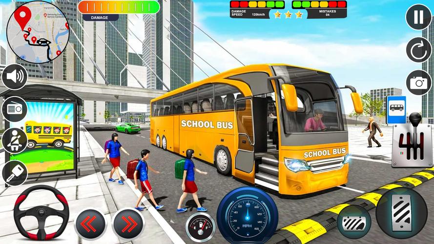 School Bus Simulator Bus Games Captura de pantalla 2