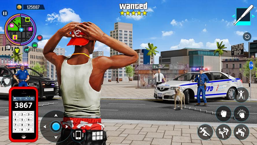 Gangster Mafia City Crime Game স্ক্রিনশট 0