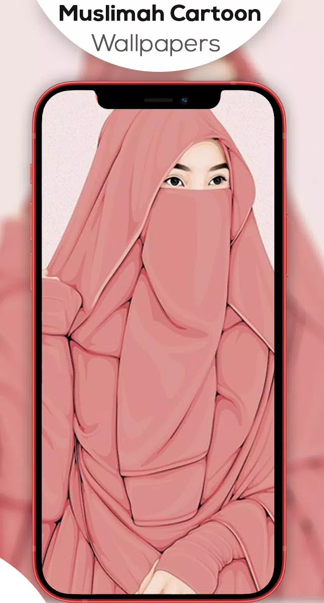 Muslimah Cartoon Wallpapers HD Captura de tela 2