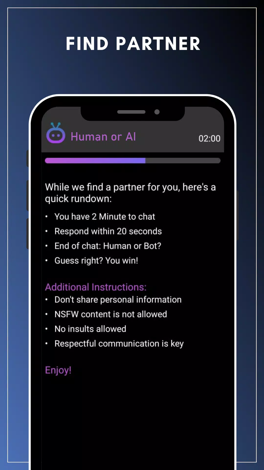 Schermata Human or AI 0