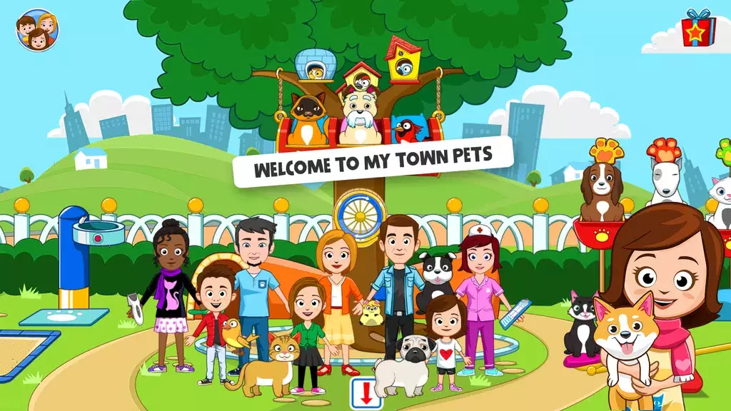 My Town: Pet games & Animals स्क्रीनशॉट 0