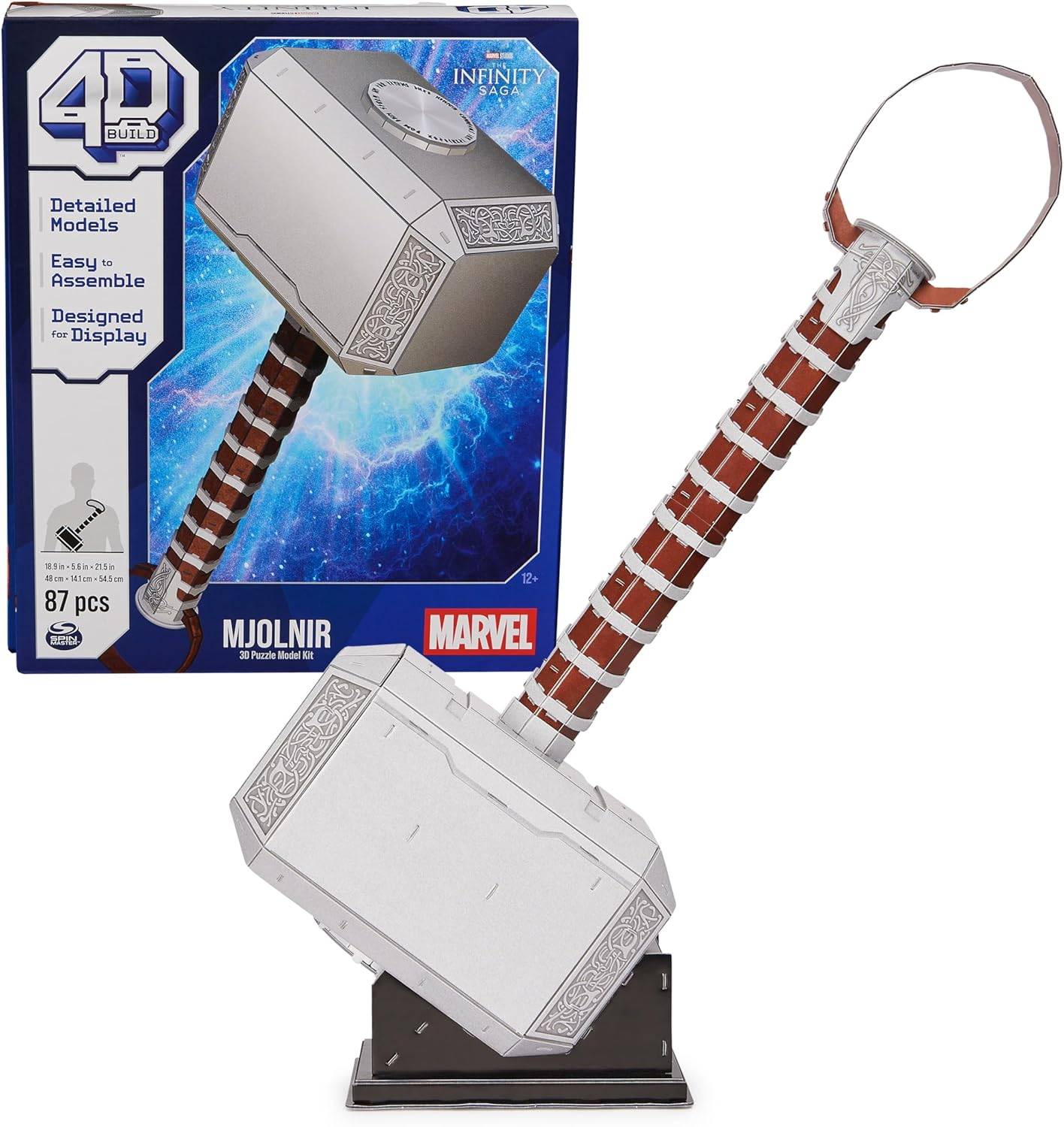 Marvel Mjolnir Thor Hammer 3D Puzzle