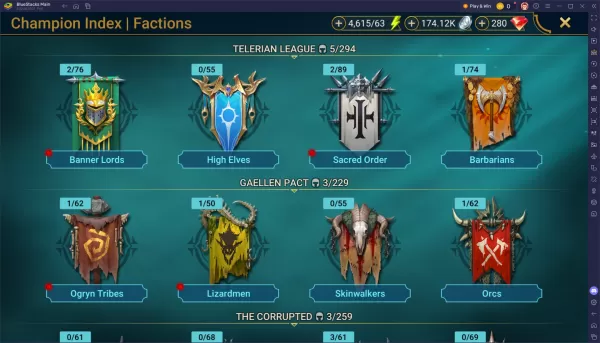 Raid Shadow Legends: Melhores Campeões das Guerras de Facção em 2025